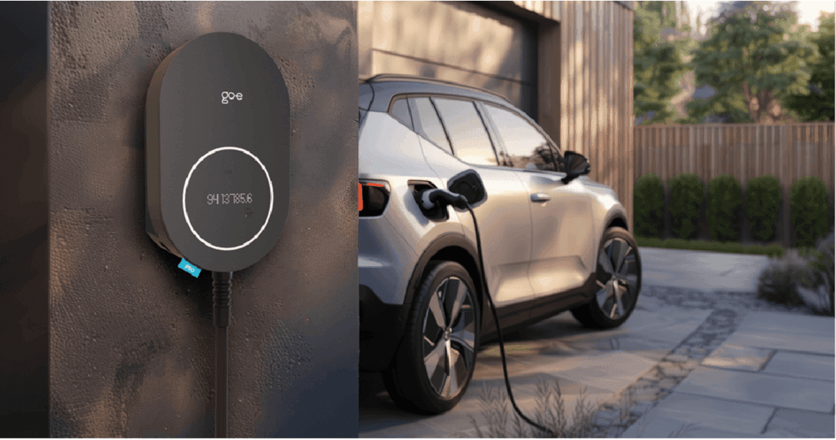 Charging EV with go-e Charger Pro Wallbox at home