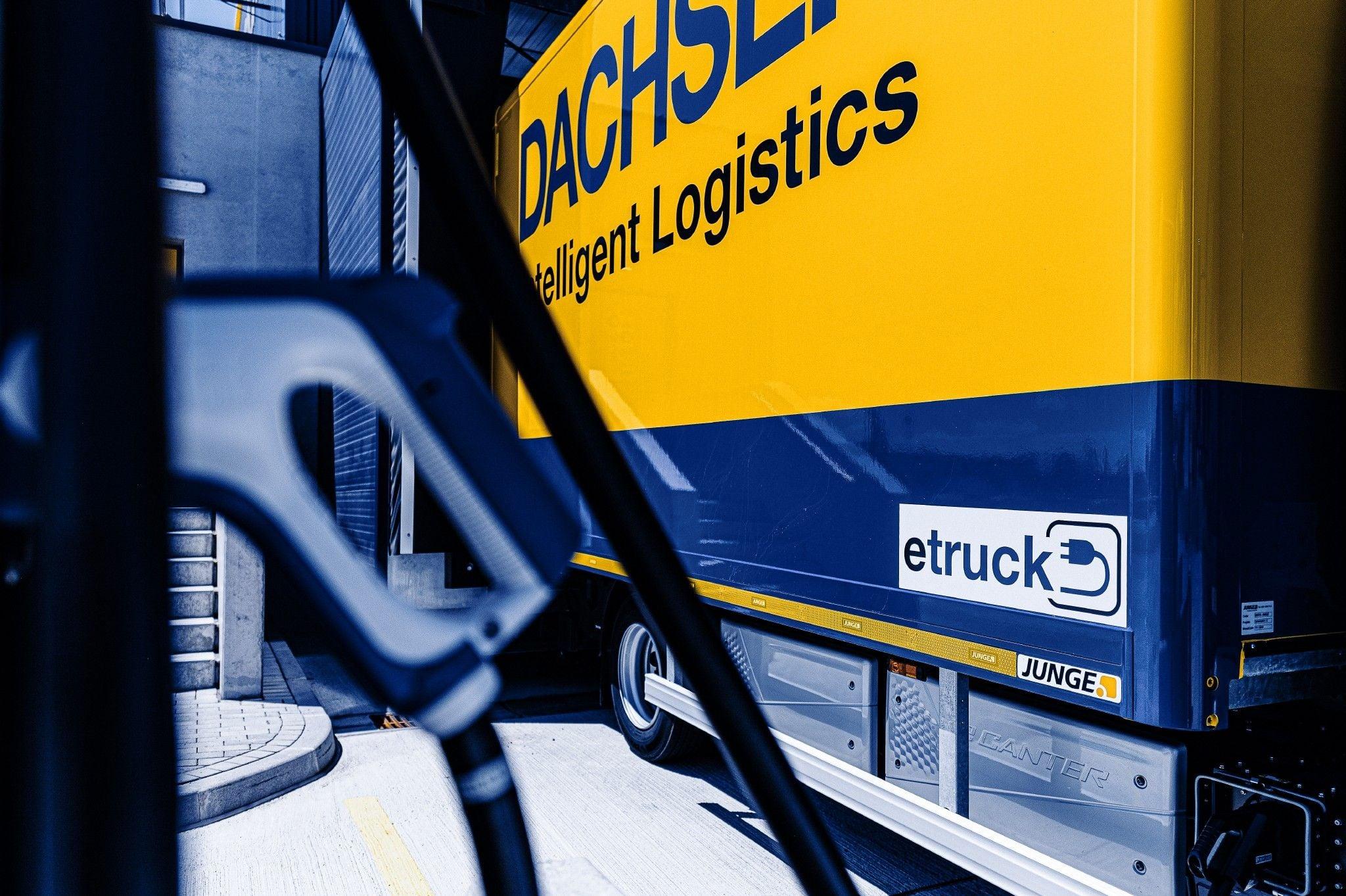 Dachser E-Truck am Depot