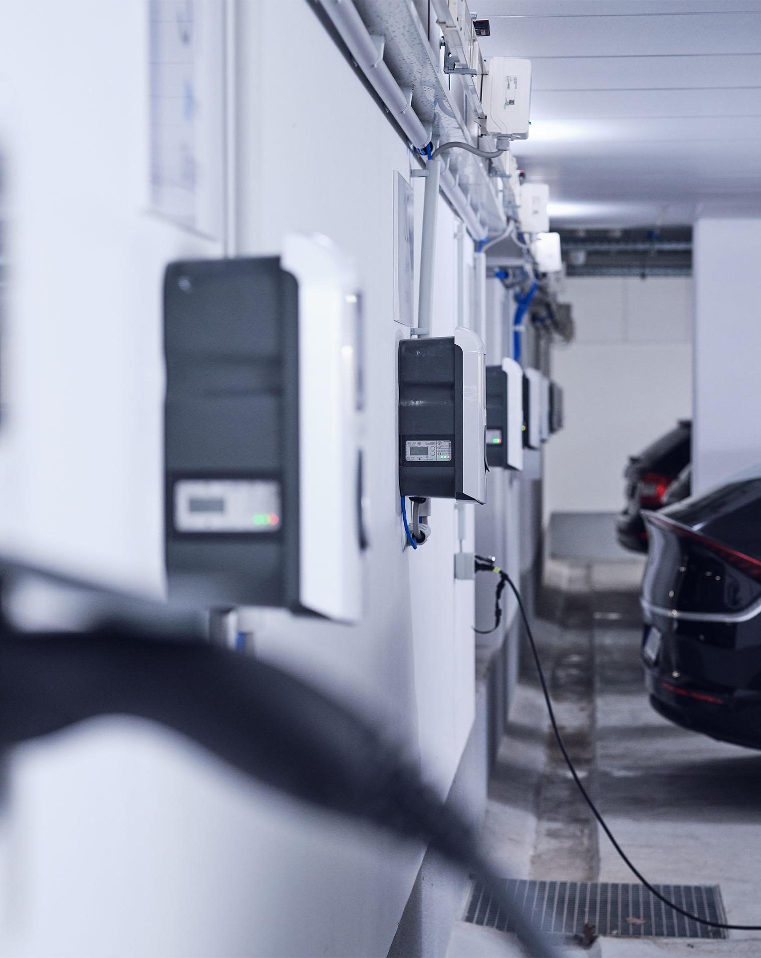 Wallboxen in Tiefgarage