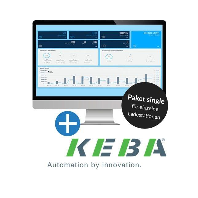 The Mobility House |be.ENERGISED & KEBA Monitoring & Abrechnung Paket single